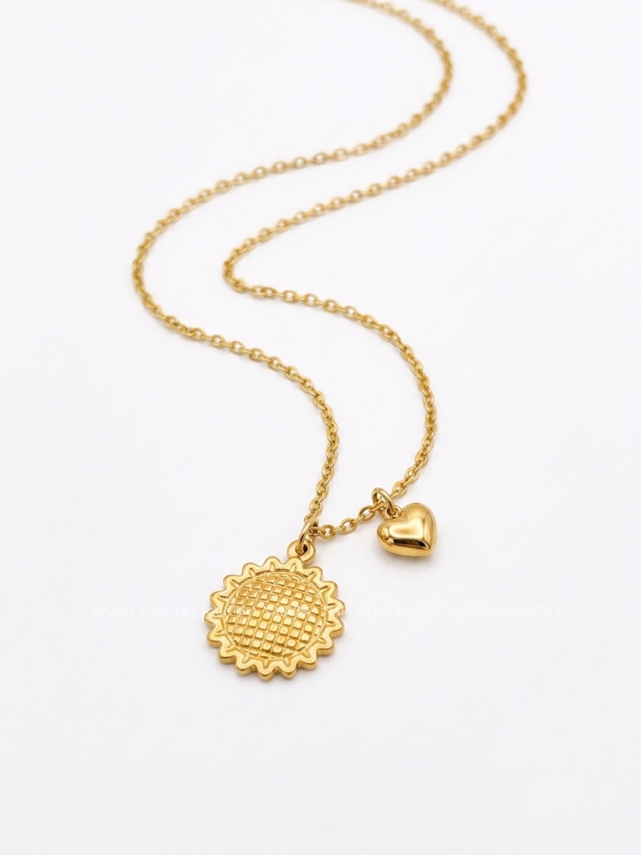 Girasol en collar