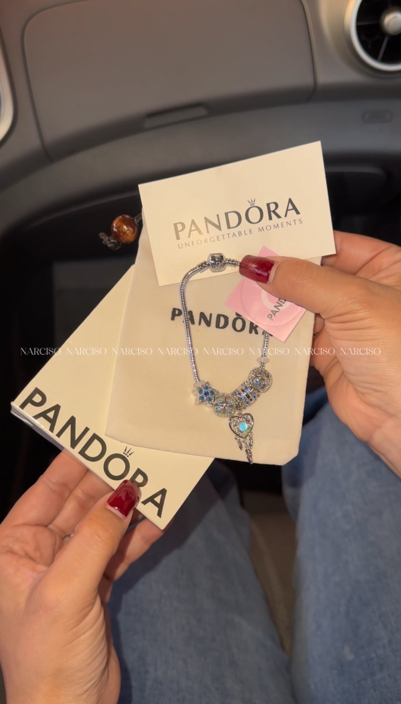 Pandora atrapasueño azul