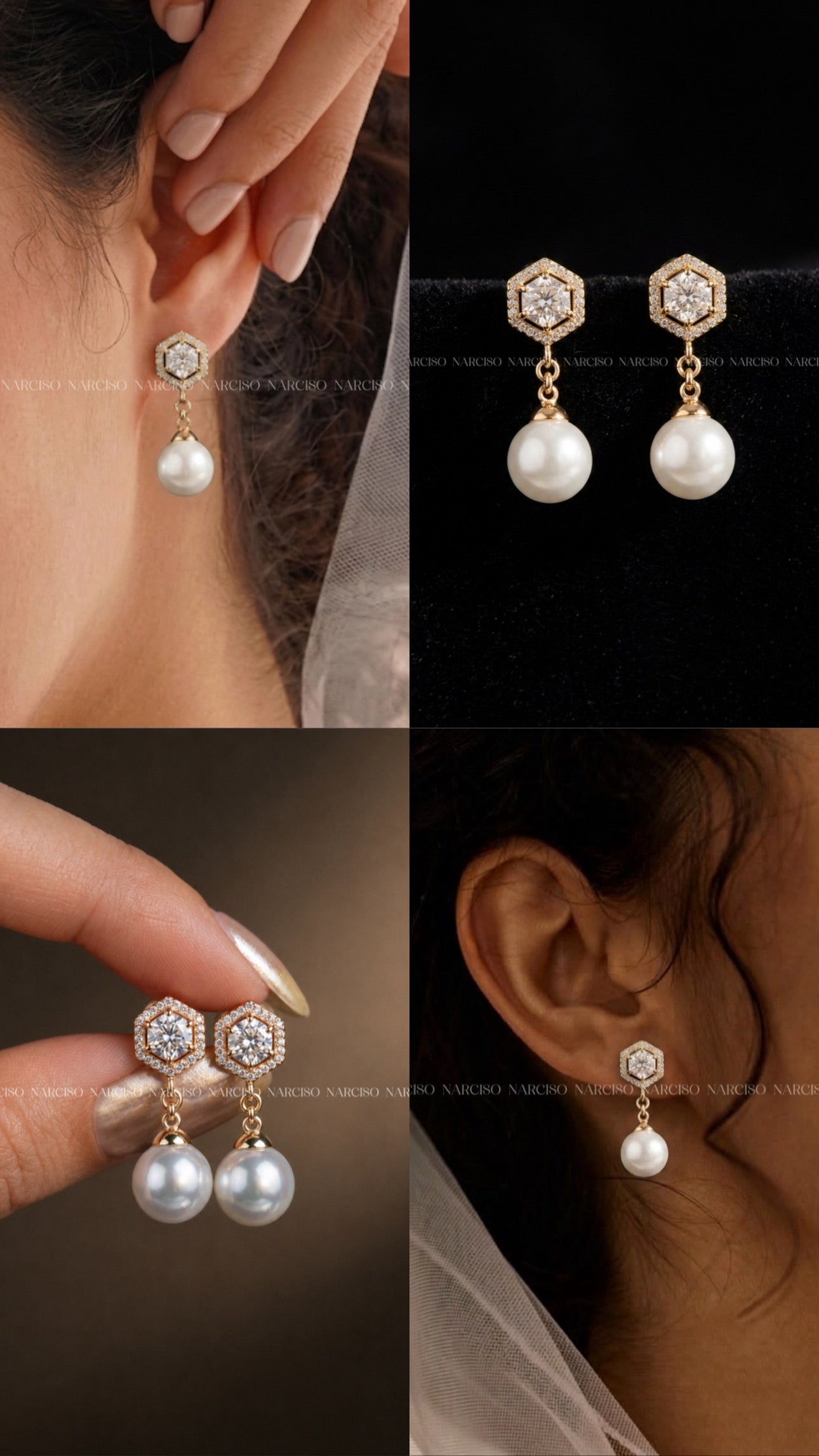 Crystals and pearls