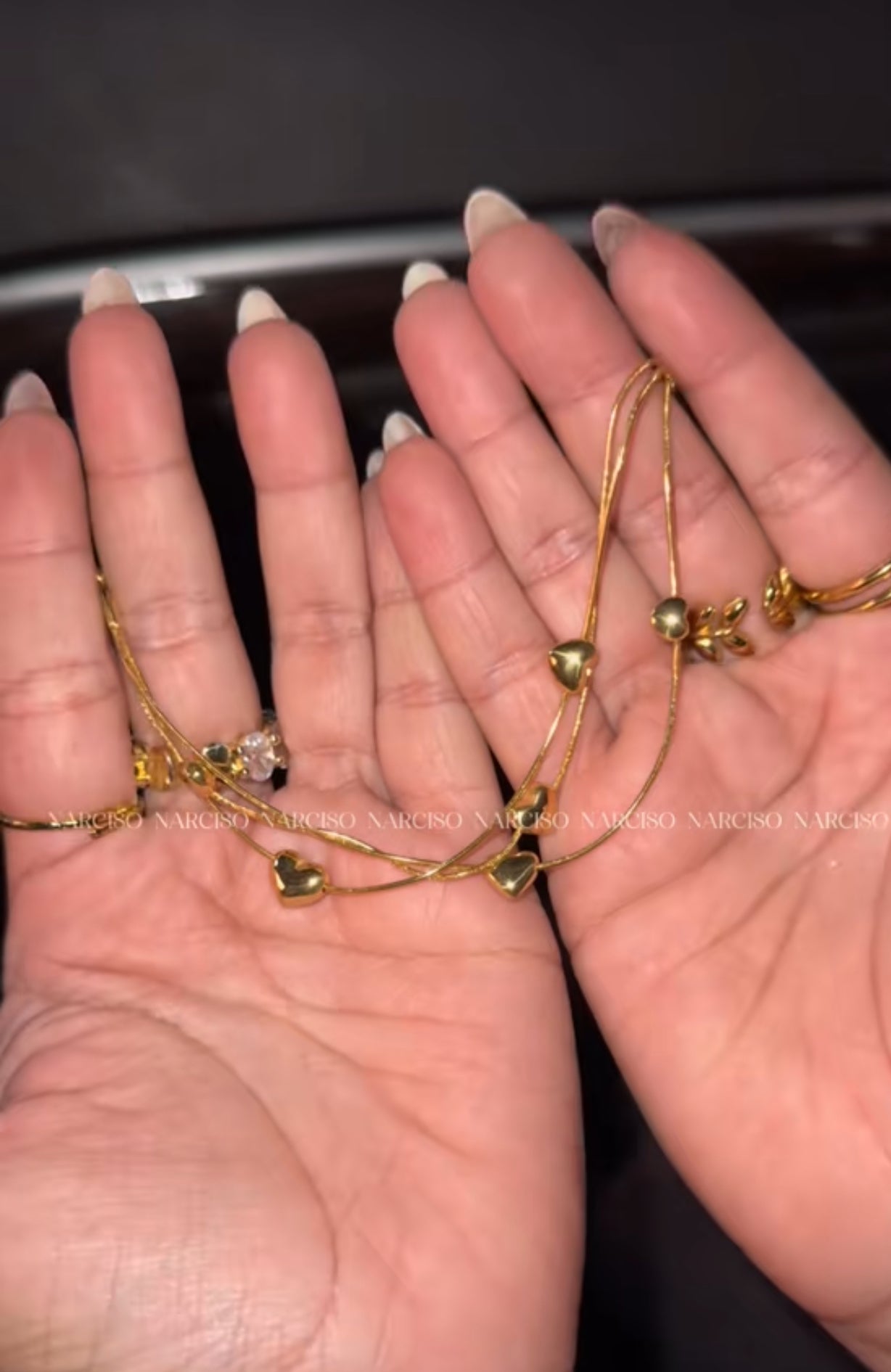 Pulsera corazones