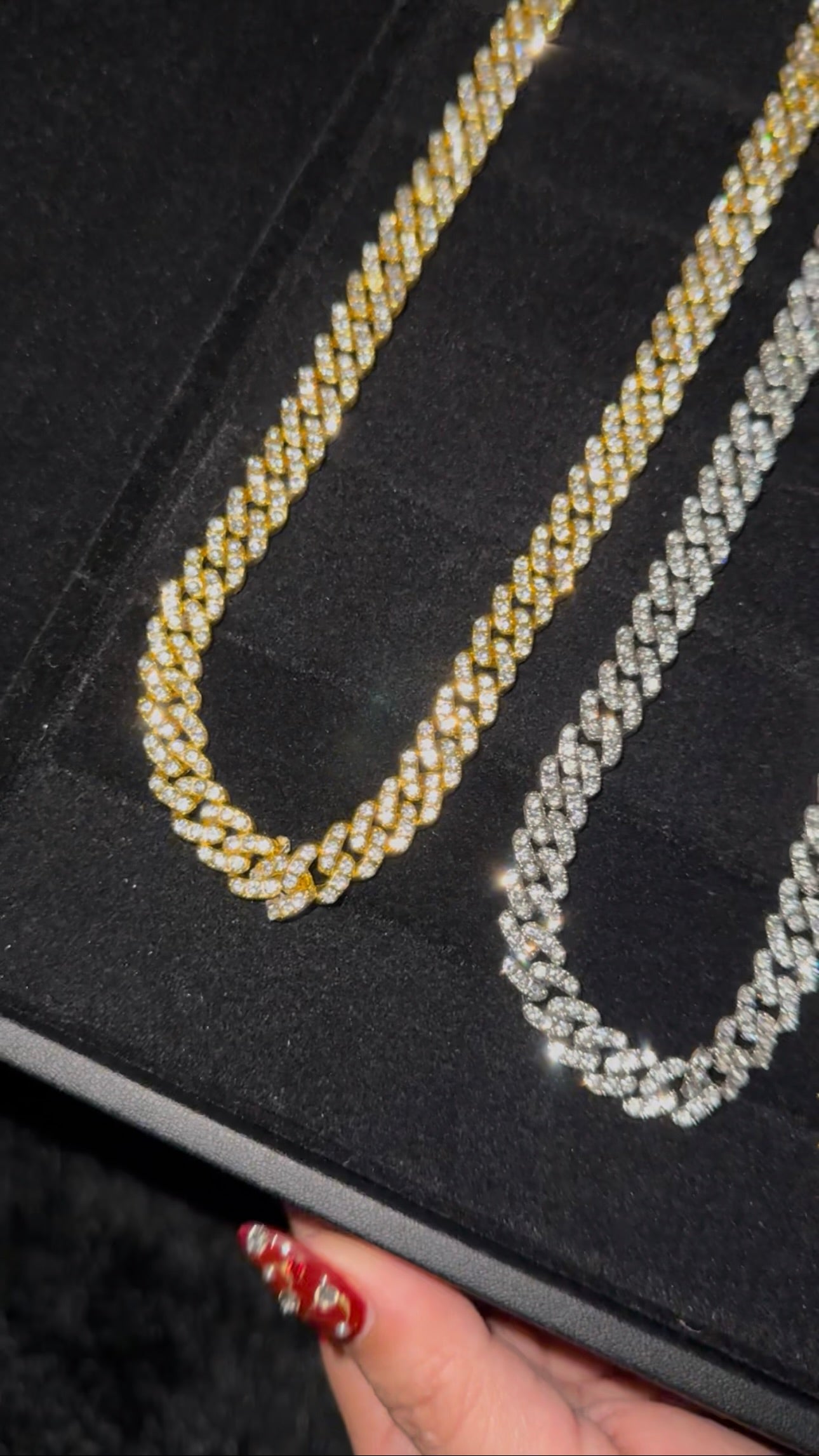 Set brilloso para caballero