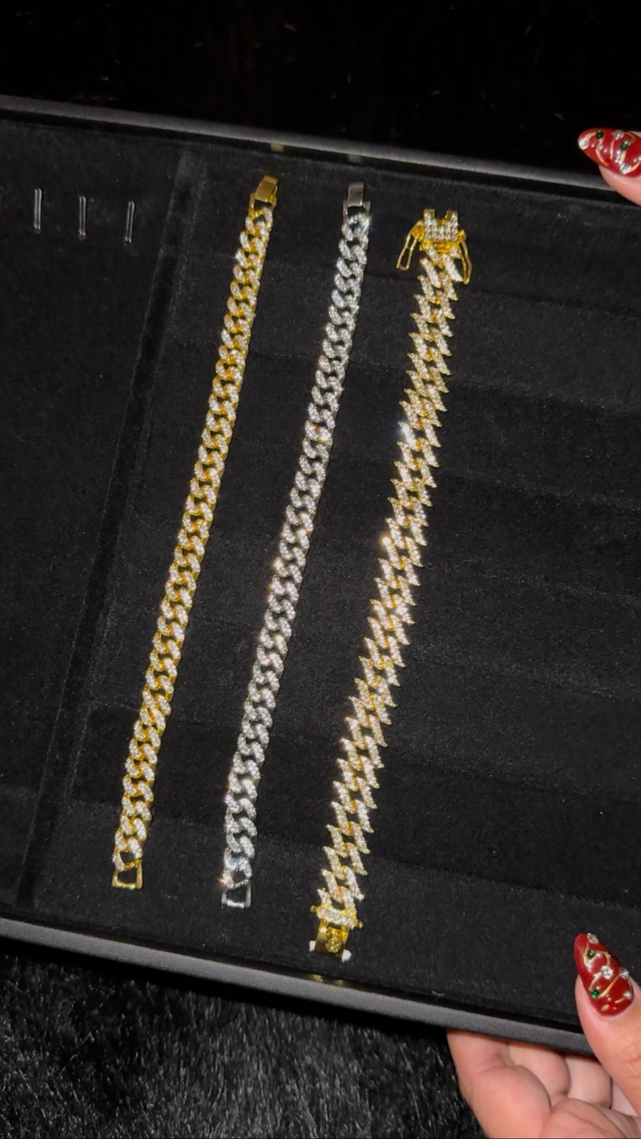 Set brilloso para caballero