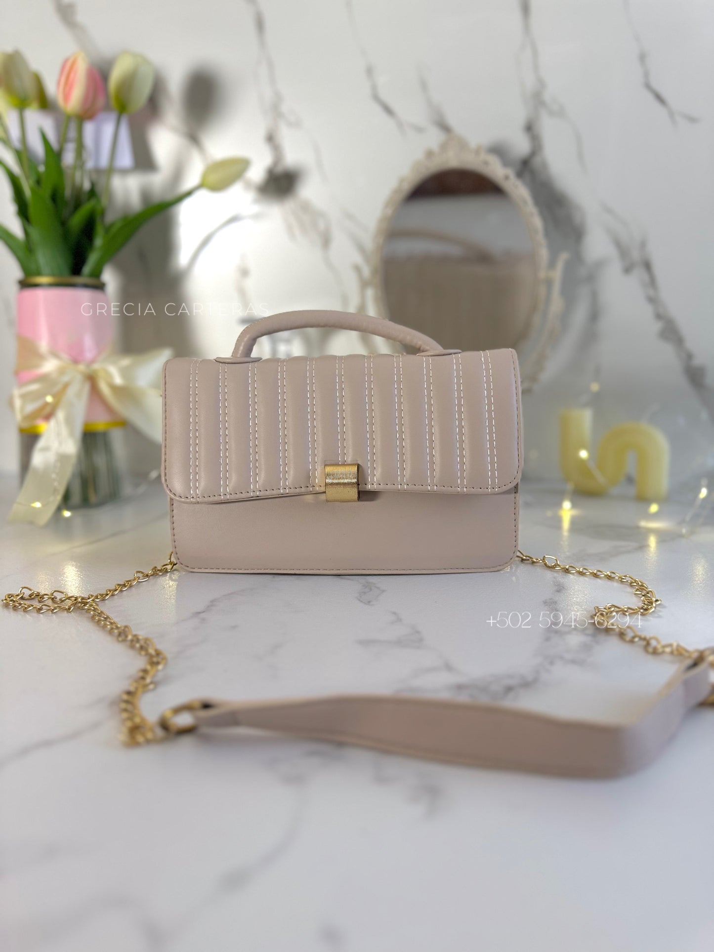 Bolso beige