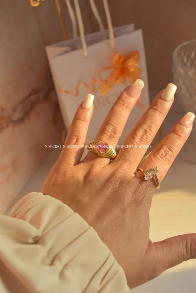 Anillo Con Corazón Anillos