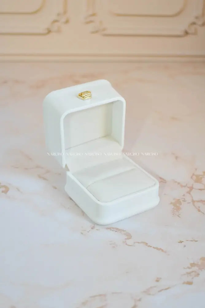 Cajita Fancy Blanca Cuadrada Pequeña Empaque Para Regalo