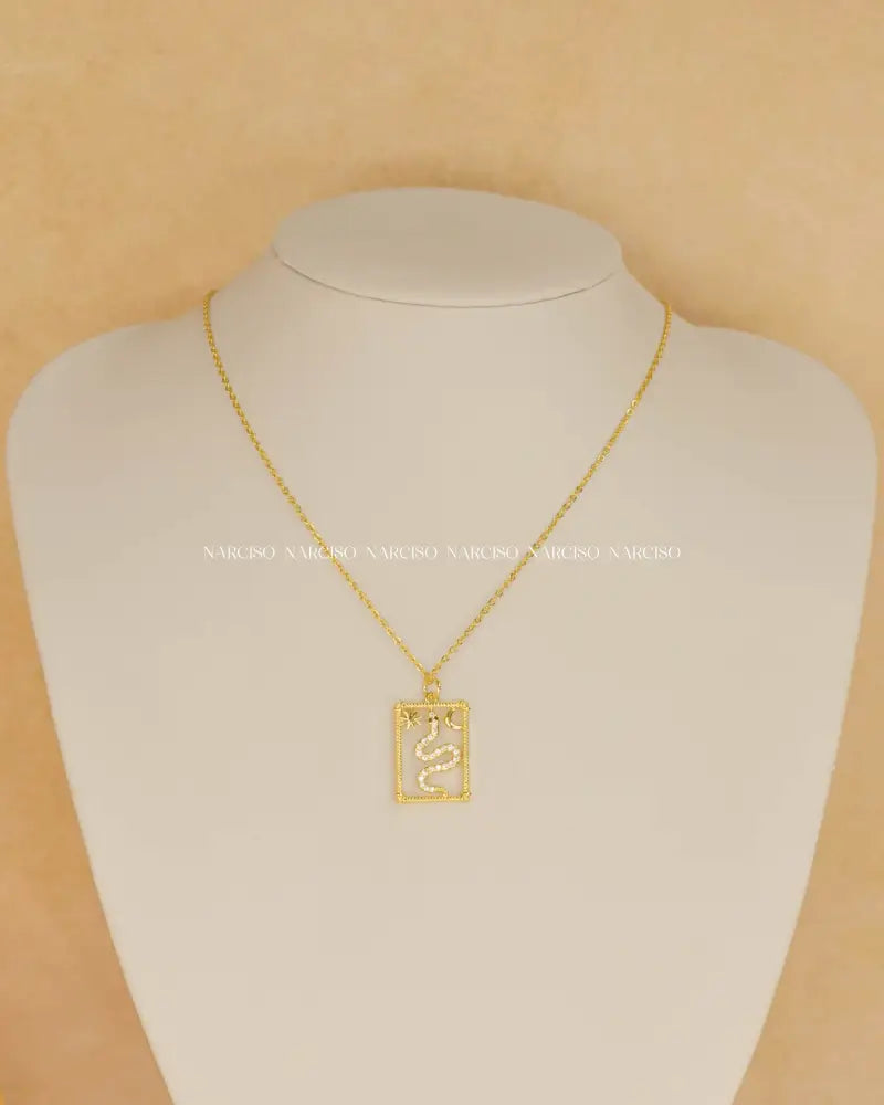 Collar Marco Con Serpiente