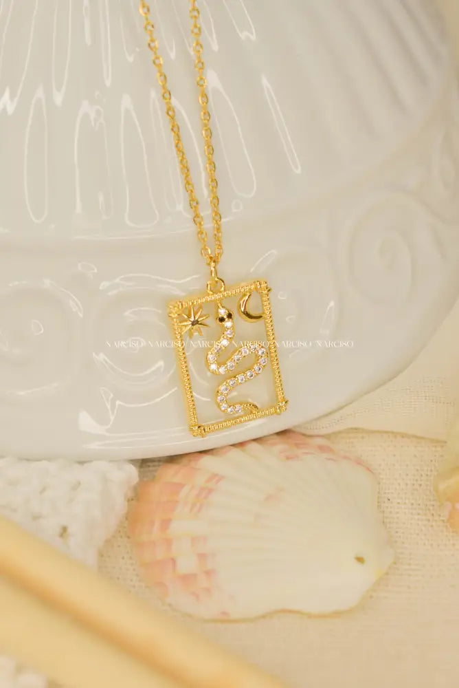 Collar Marco Con Serpiente