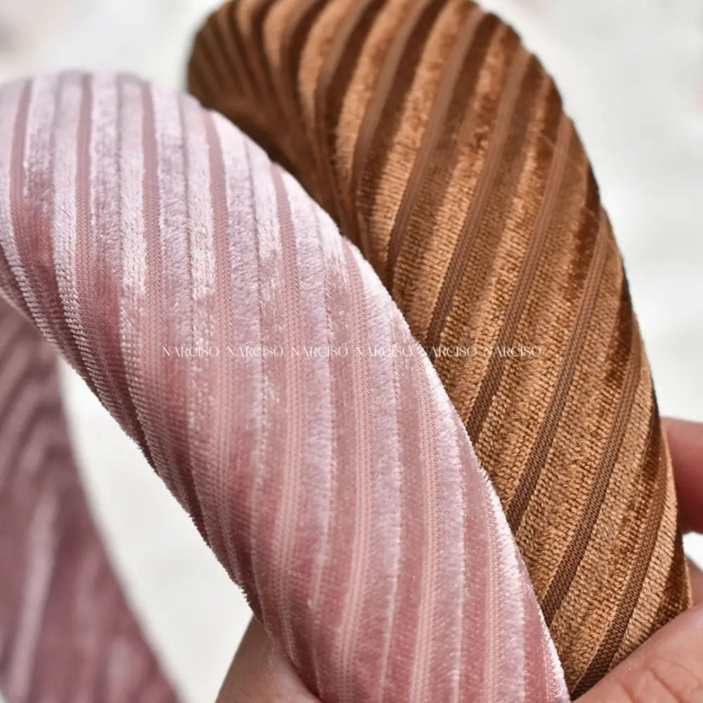 Diadema Gruesa Con Líneas Cabello