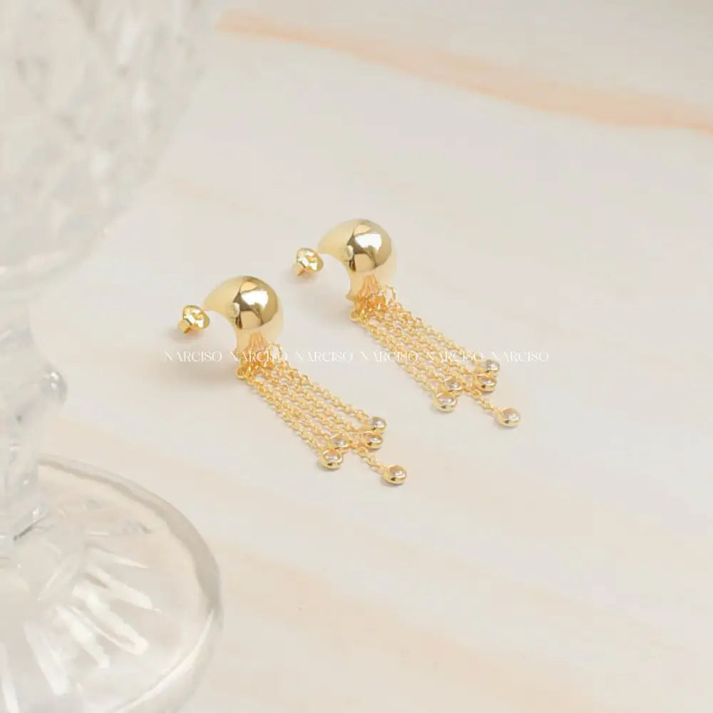 Lluvia Dorada Aretes