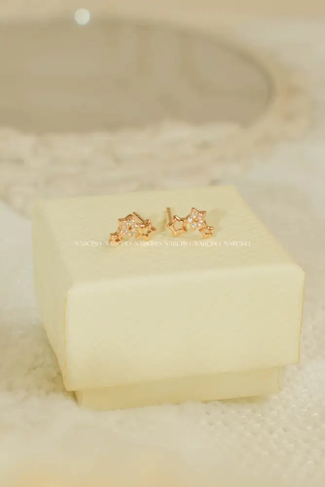Mini Estrellas Aretes