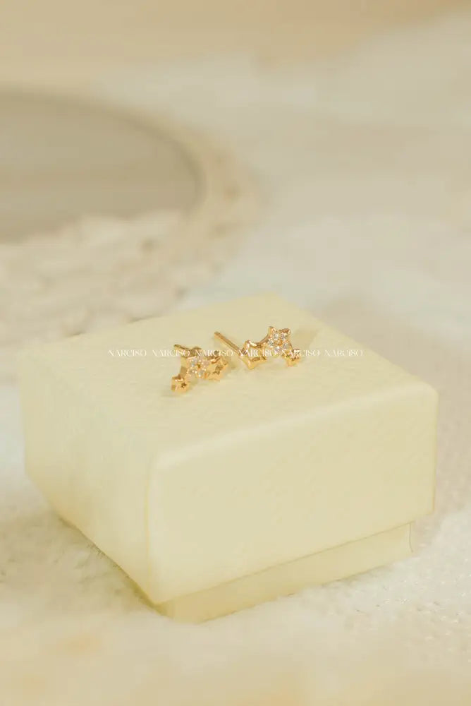 Mini Estrellas Aretes