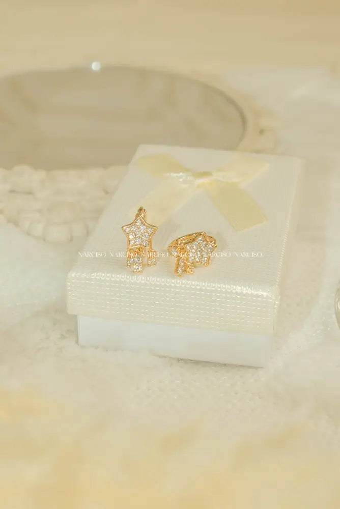 Mini Estrellas Aretes