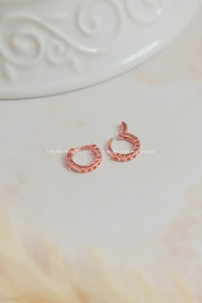 Minis Chain Rosegold Aretes