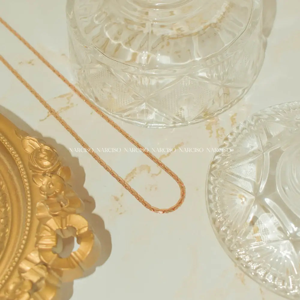 Rosegold Snake Collar