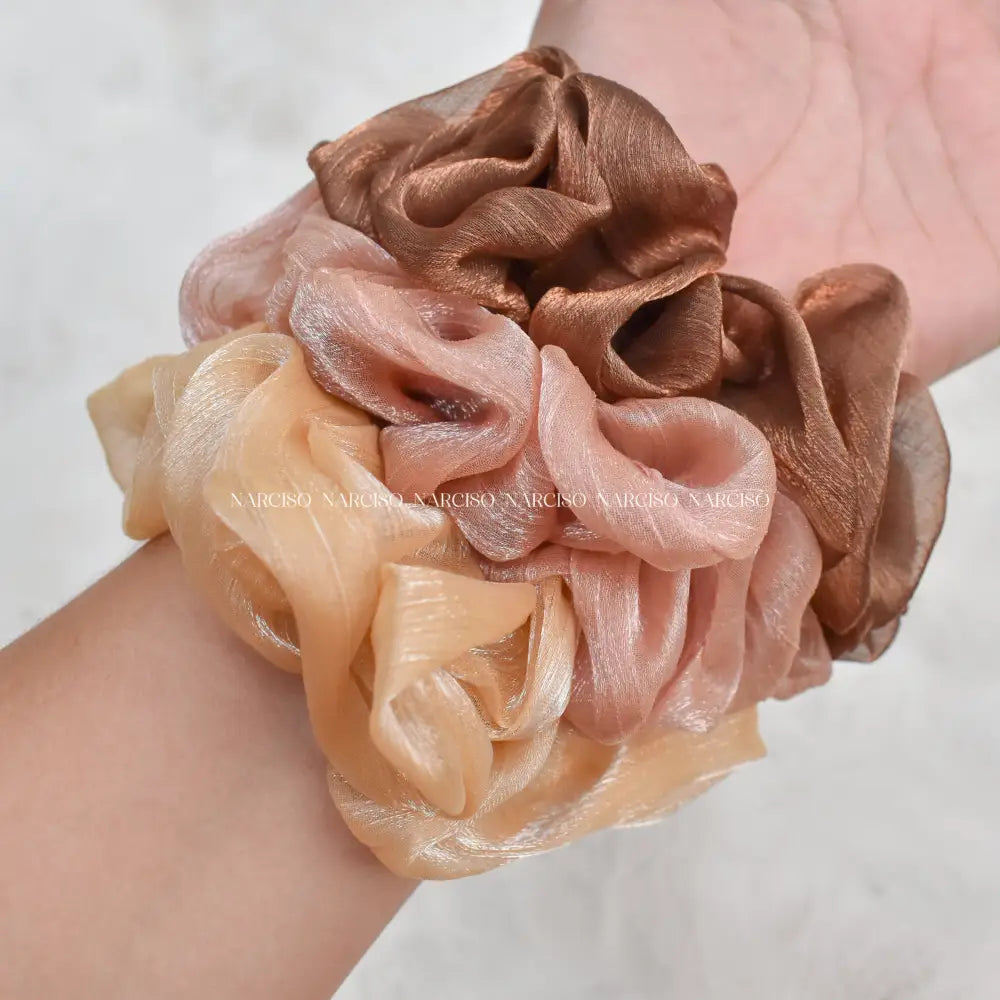 Scrunchie Satín Cabello