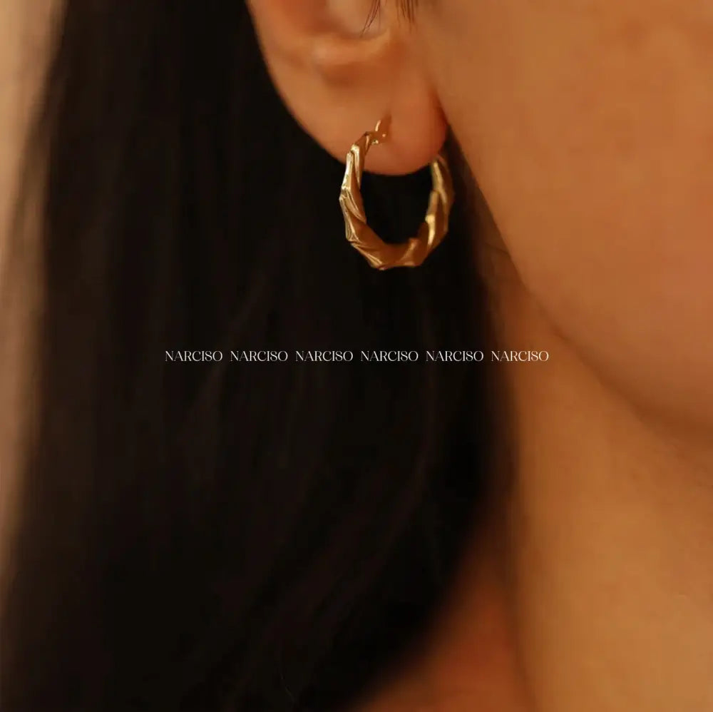 Sunburst Hoops Aretes