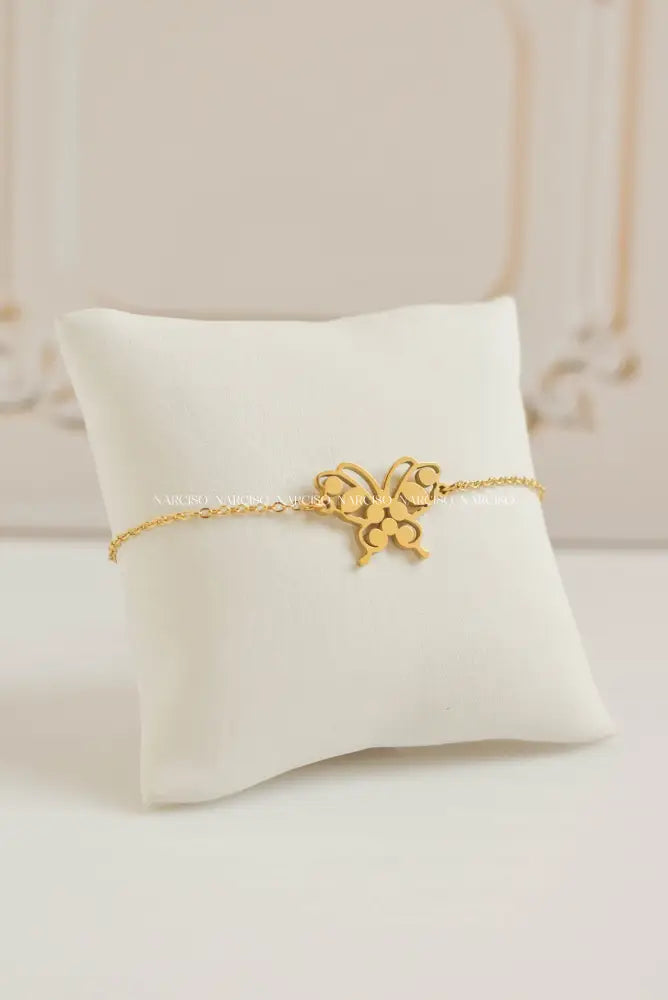 Tobillera Con Mariposa