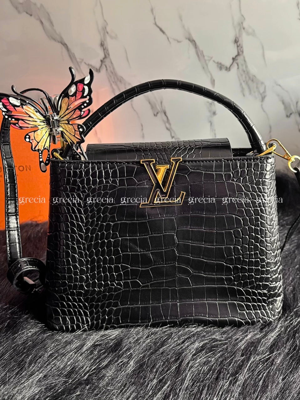 Louis Vuitton Croco negro