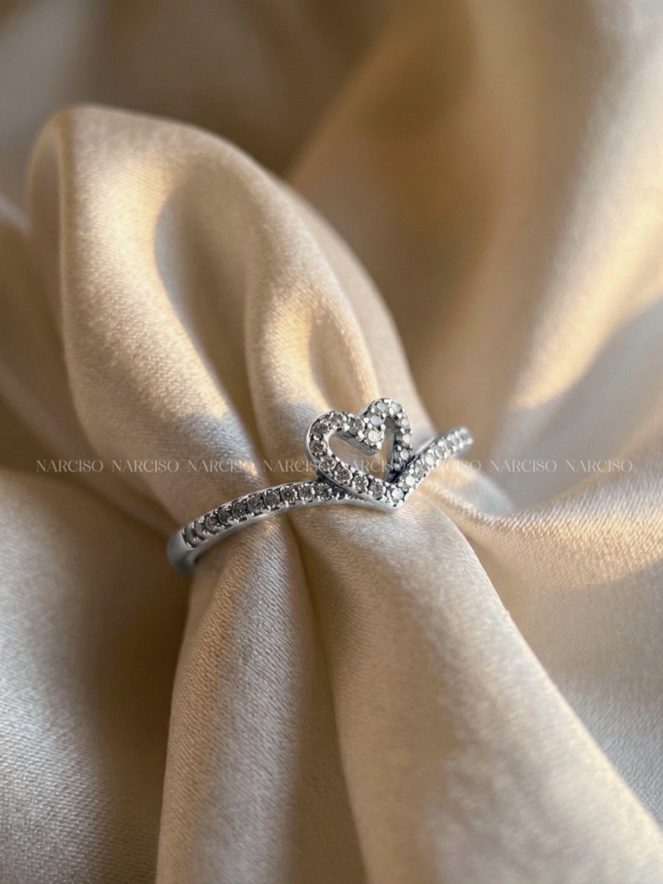 Anillo Pandora corazón