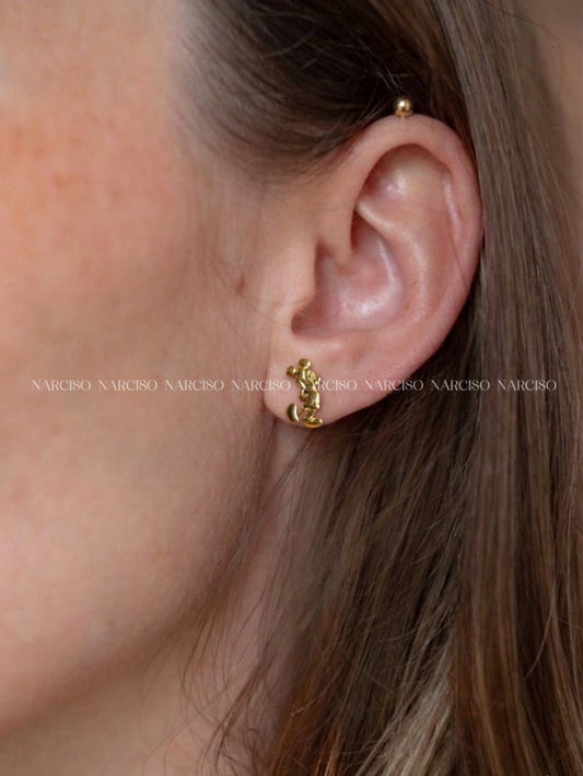 Aretes pequeños Mickey Mouse