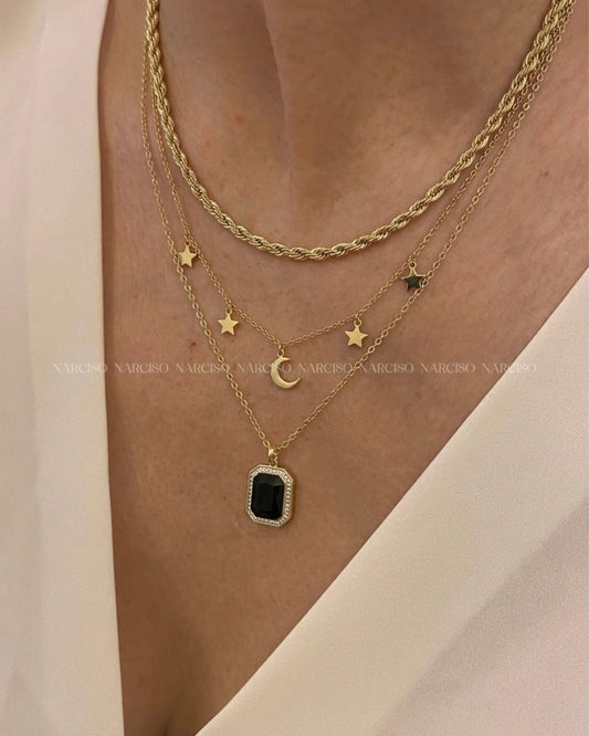 Collar tres capas