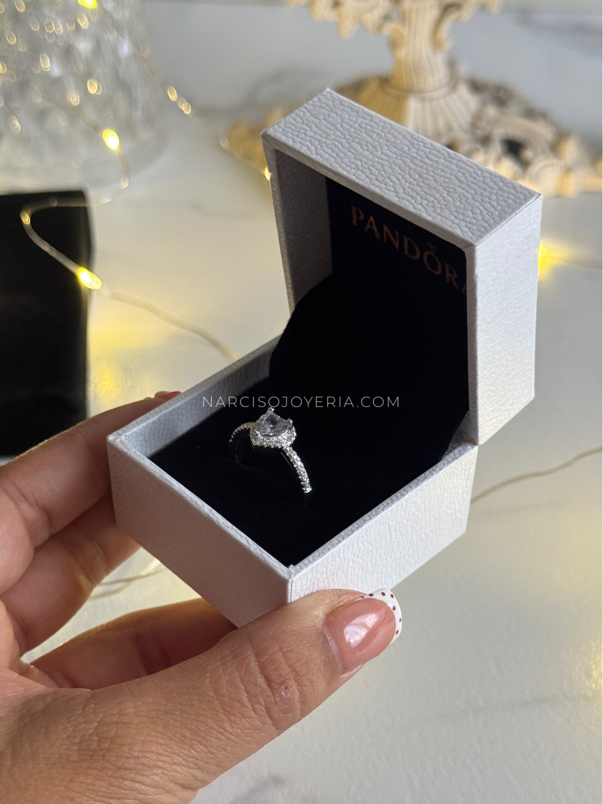 Anillo corazón Pandora