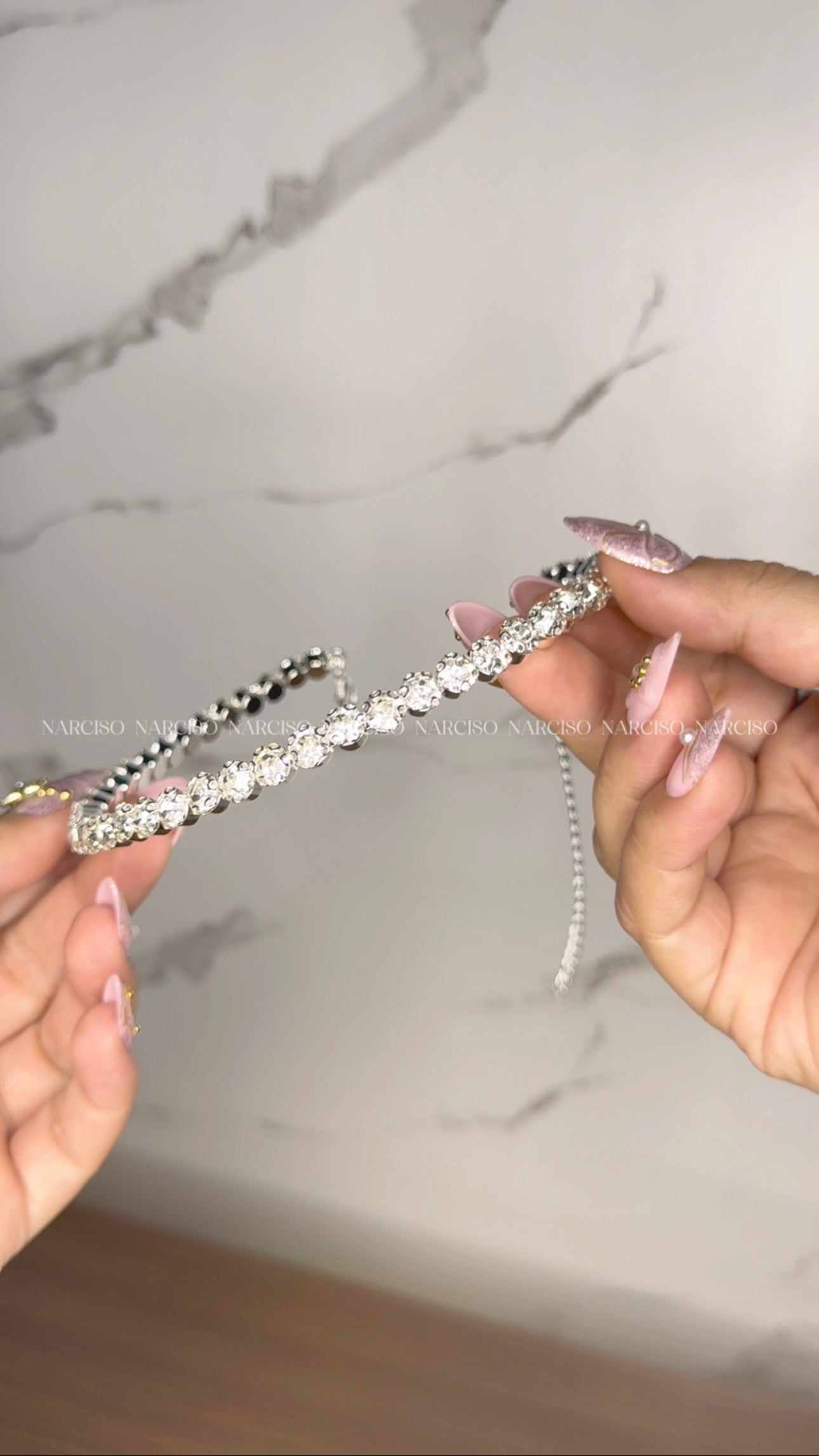 Set brillos plateado