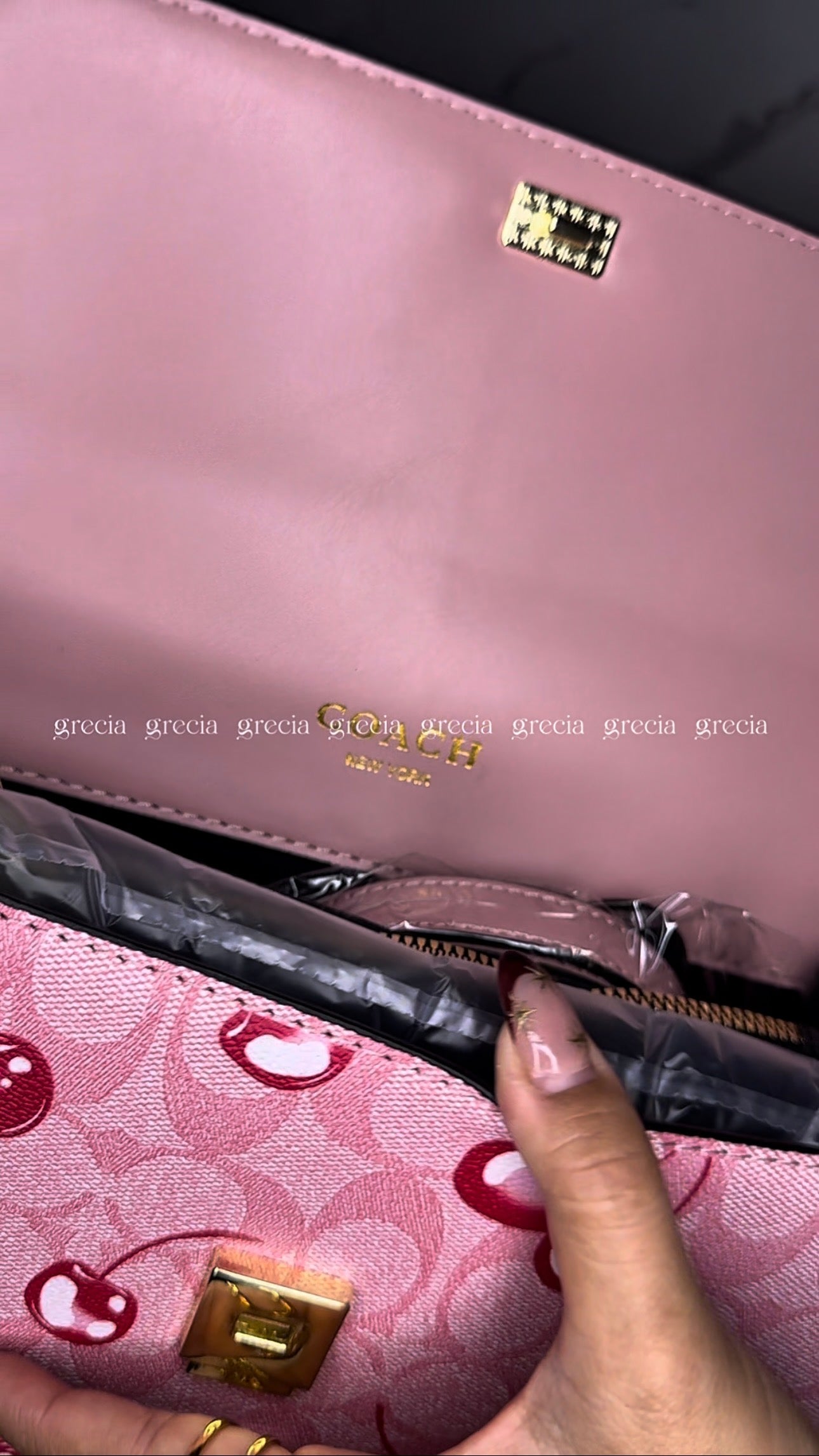 Coach Nolita Cherry rosa