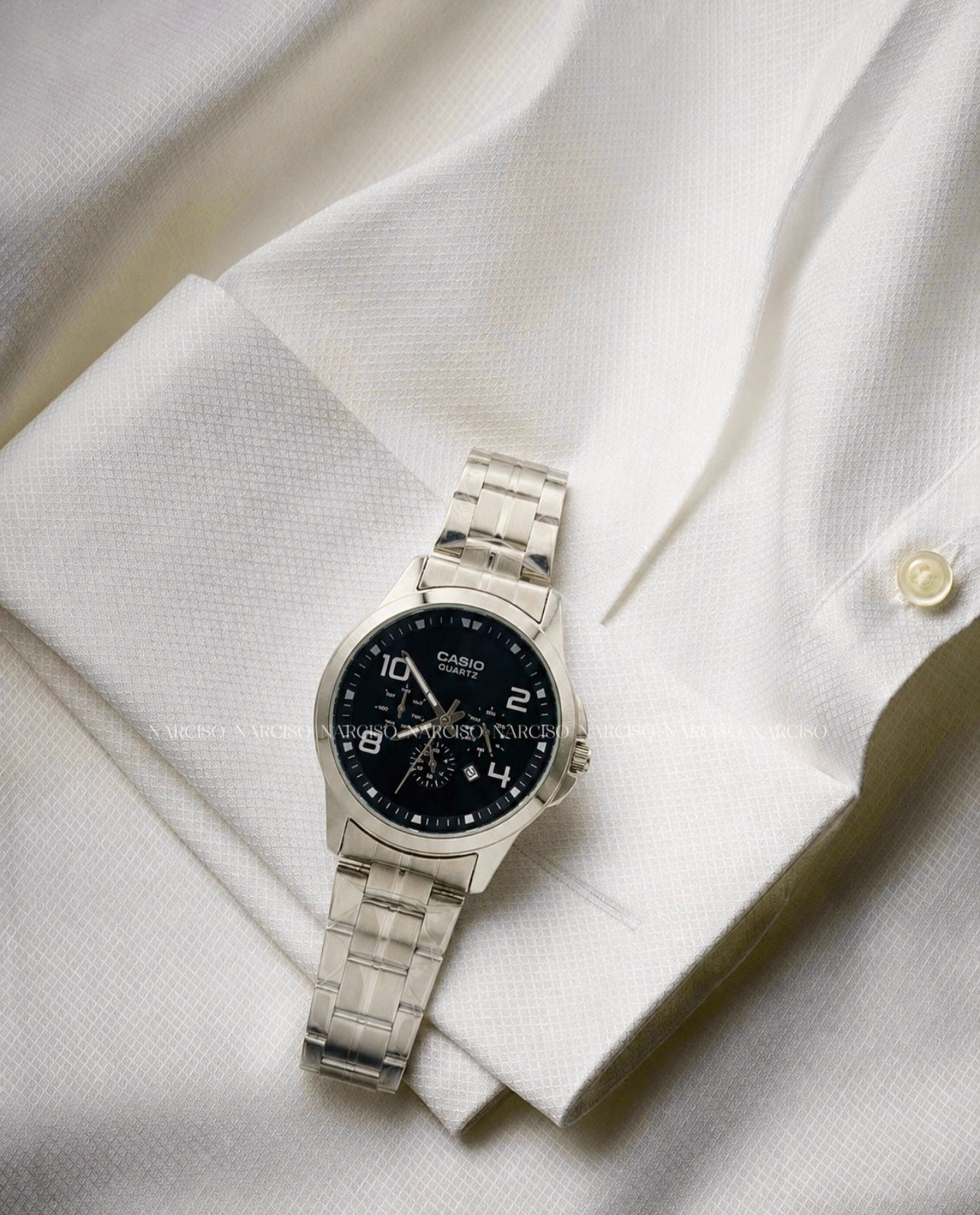 Casio plateado caballero