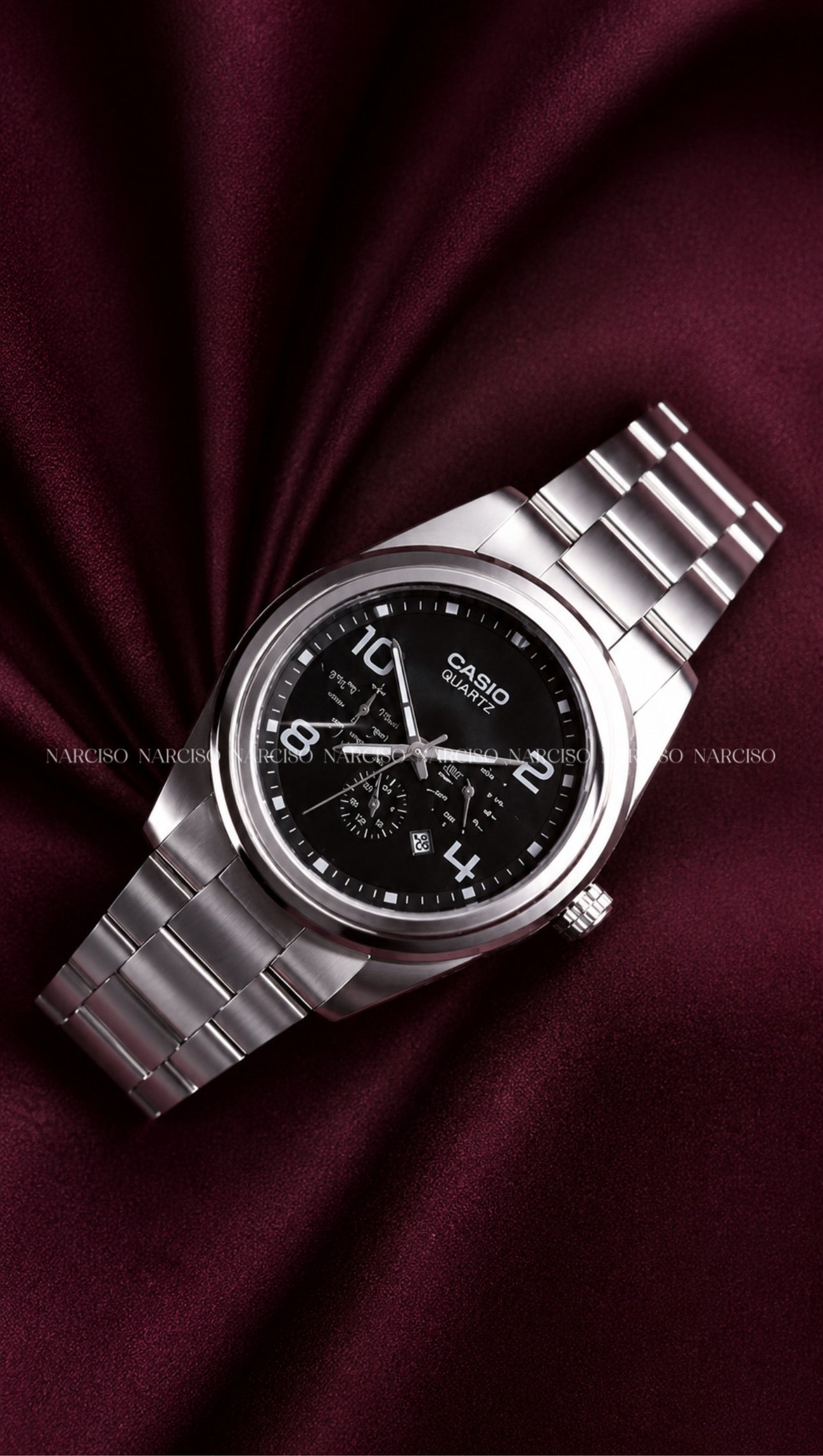 Casio plateado caballero