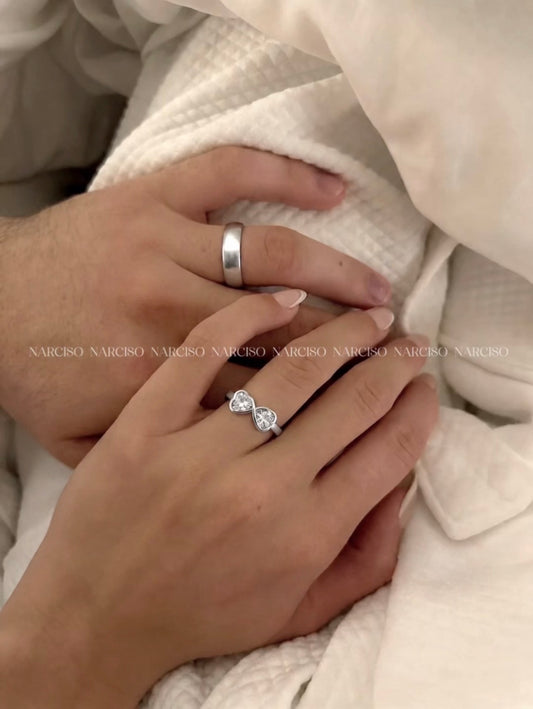 Dúo Anillos de promesa para pareja