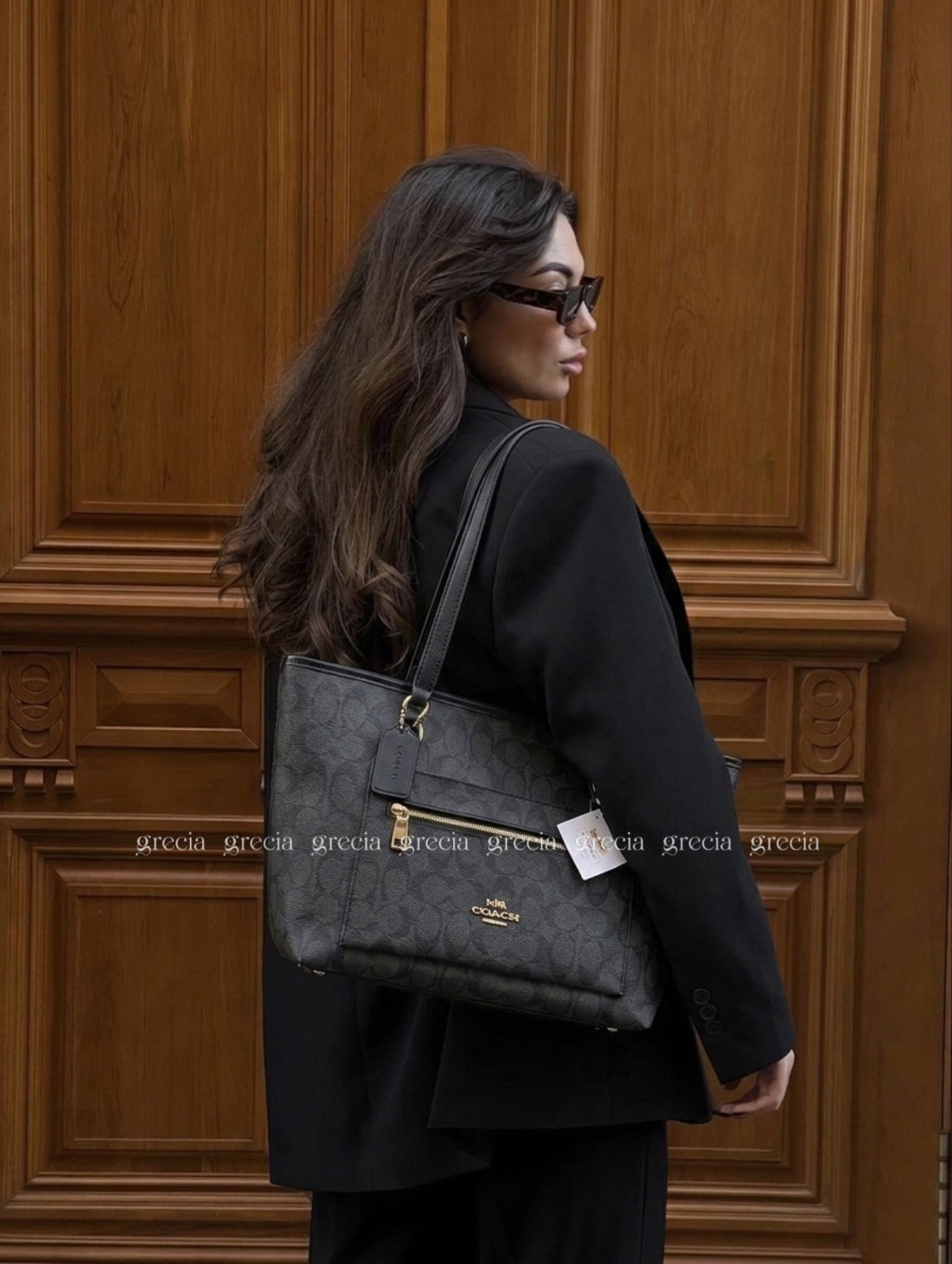 Coach XL negra