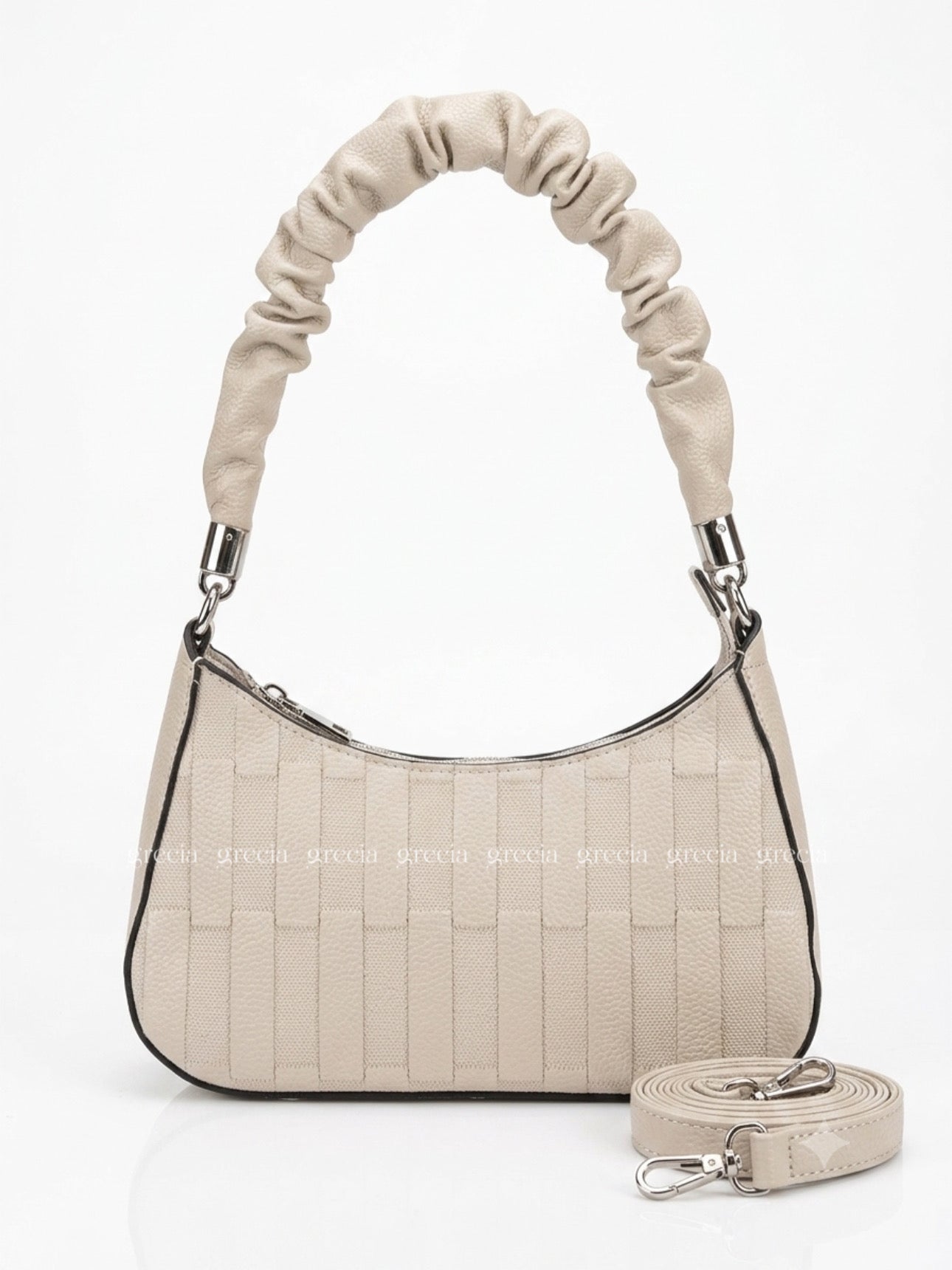 Beige media luna