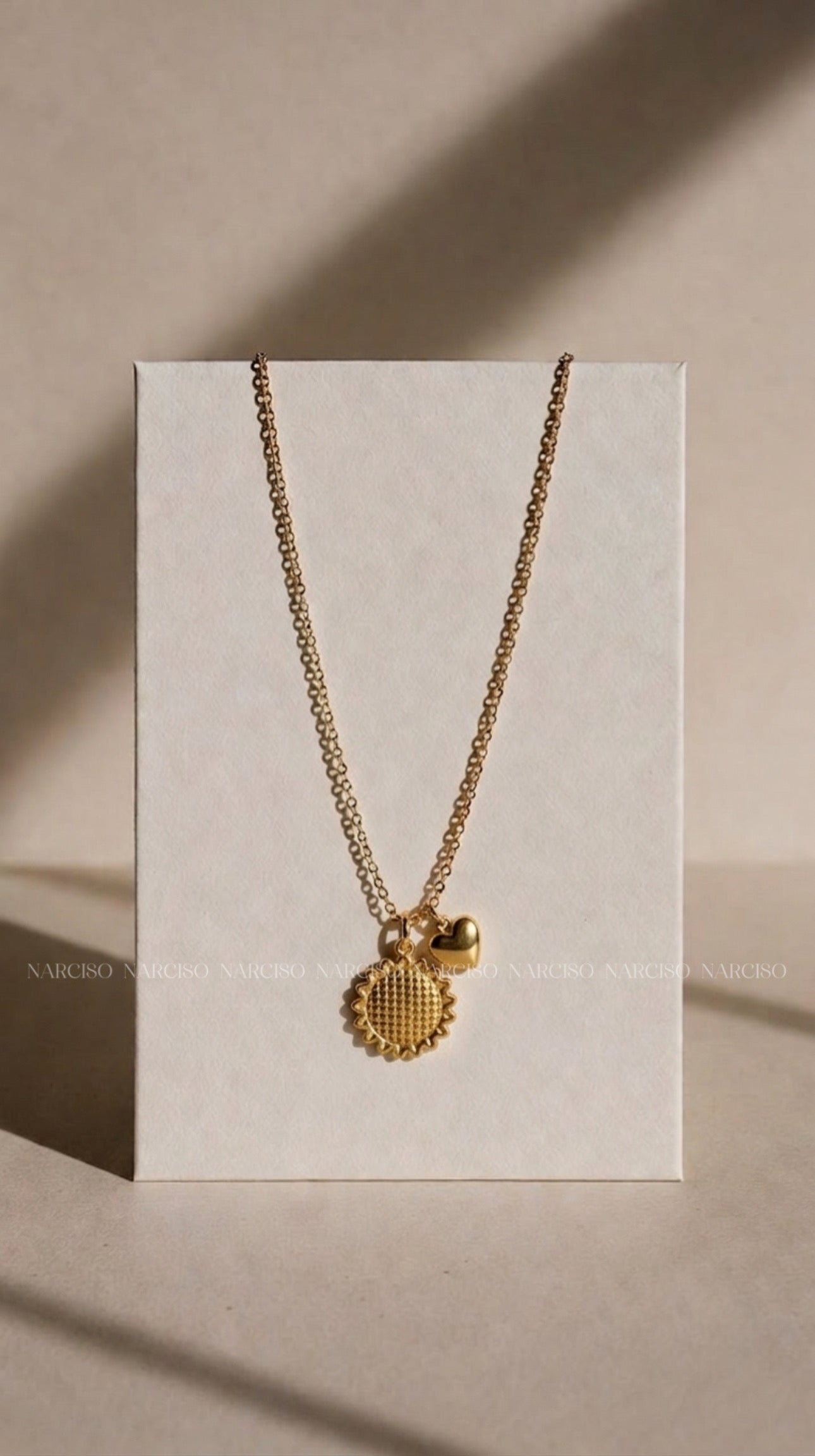 Girasol en collar
