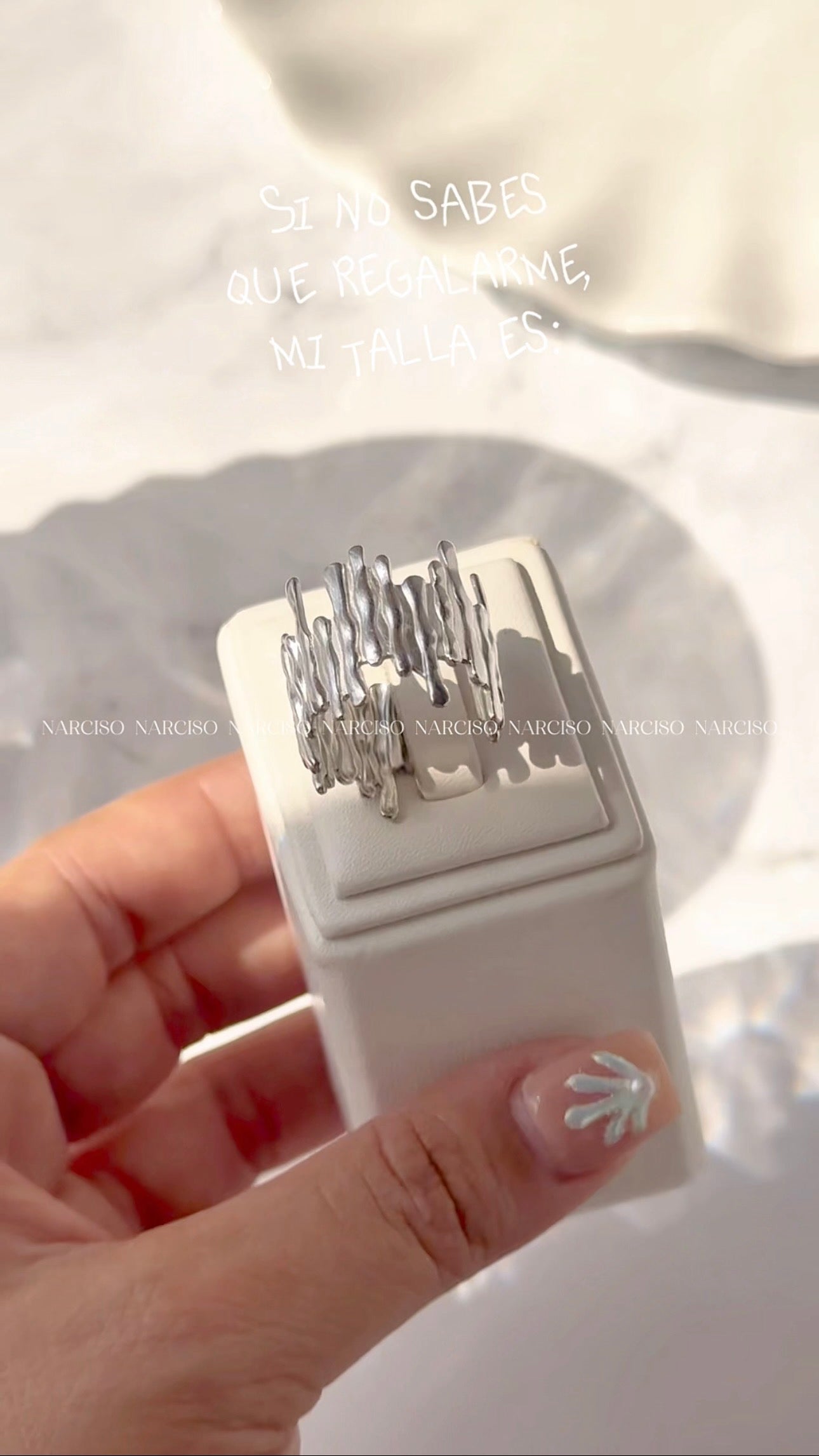 Set de 3 anillos plateados