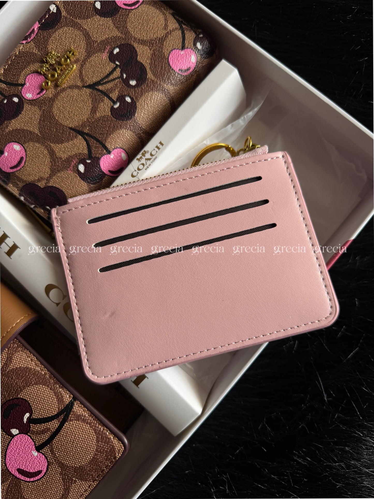 Set Coach café rosa