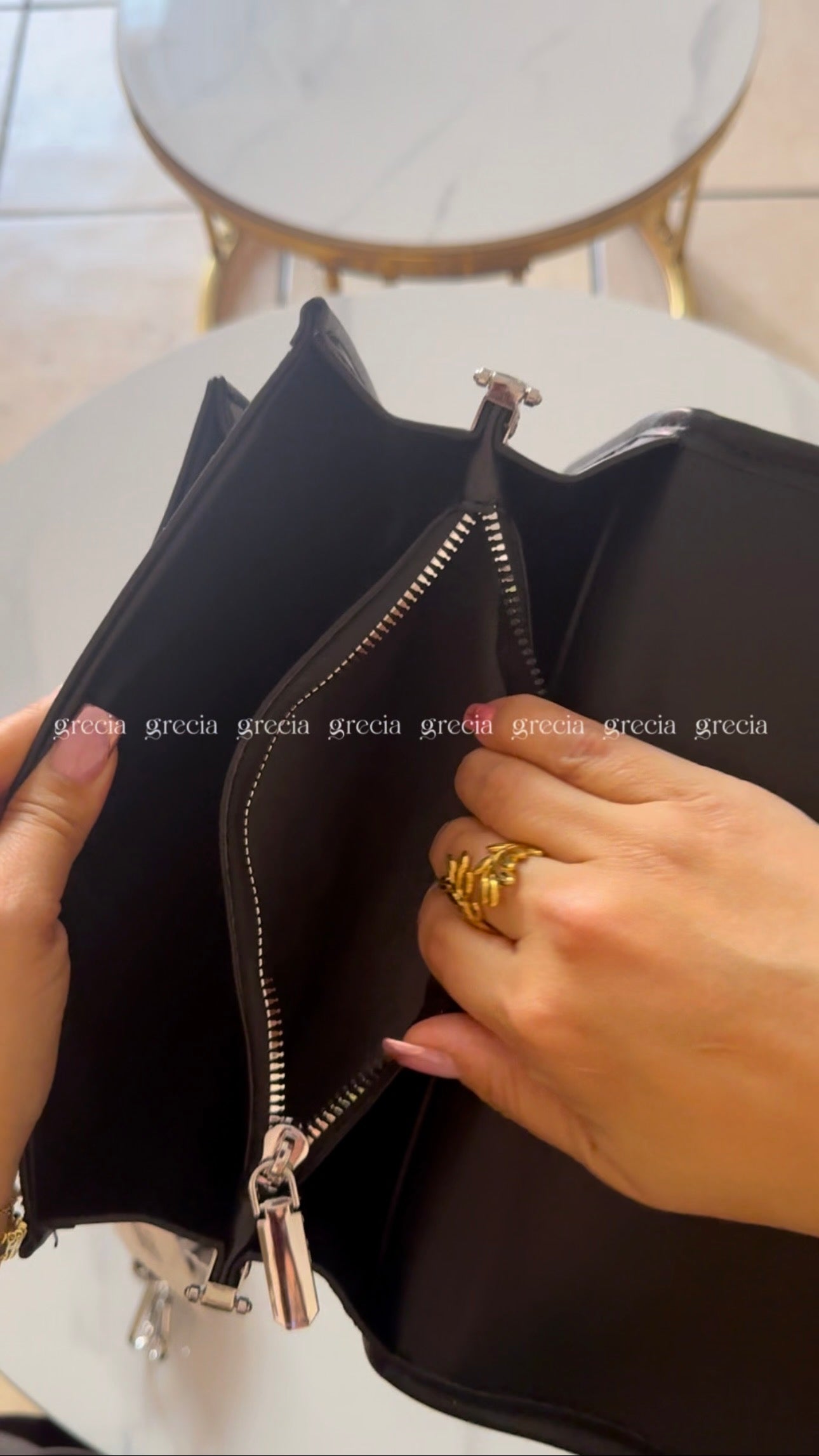 Steve Madden negra con plateado