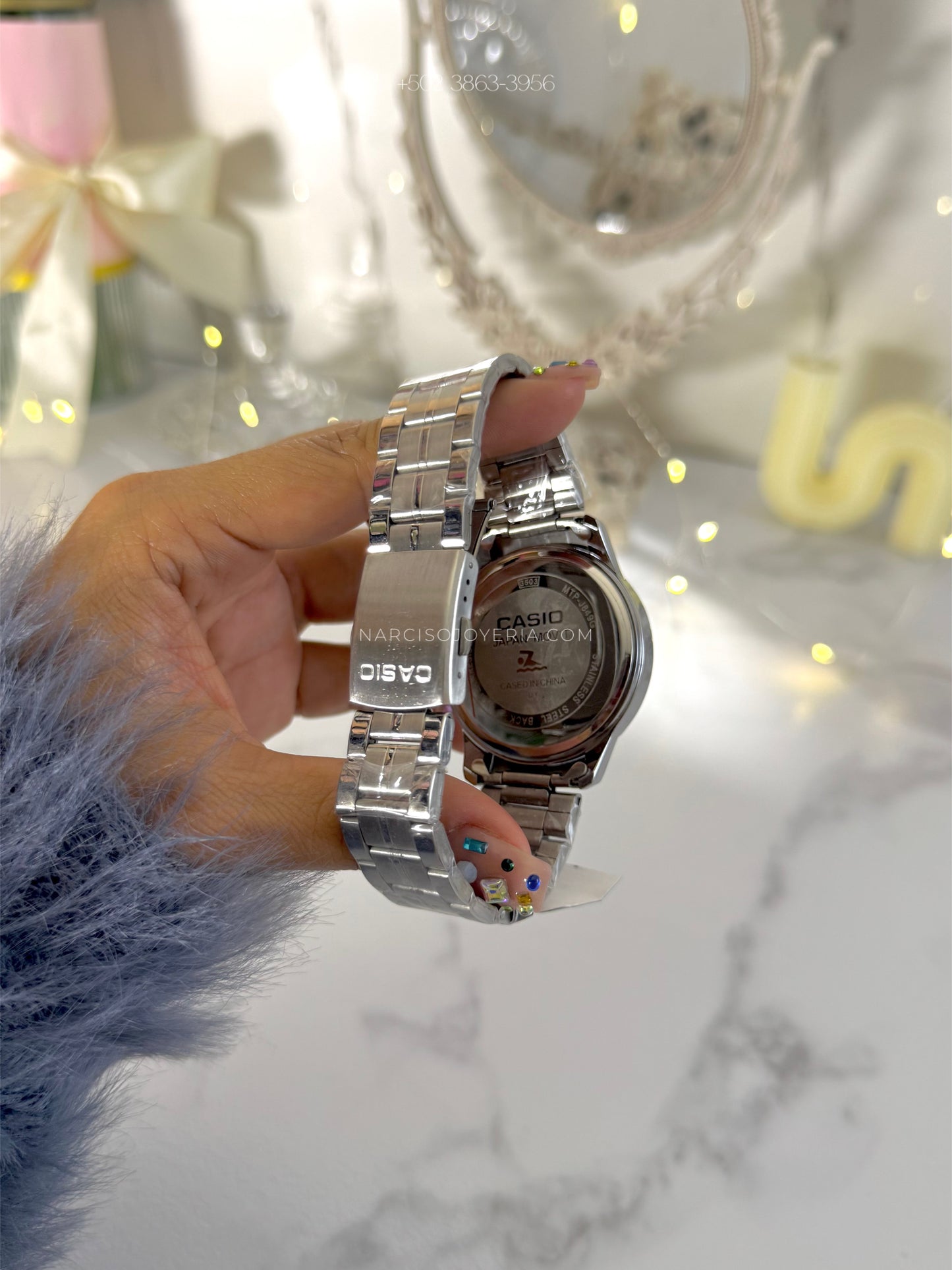 Casio plateado caballero