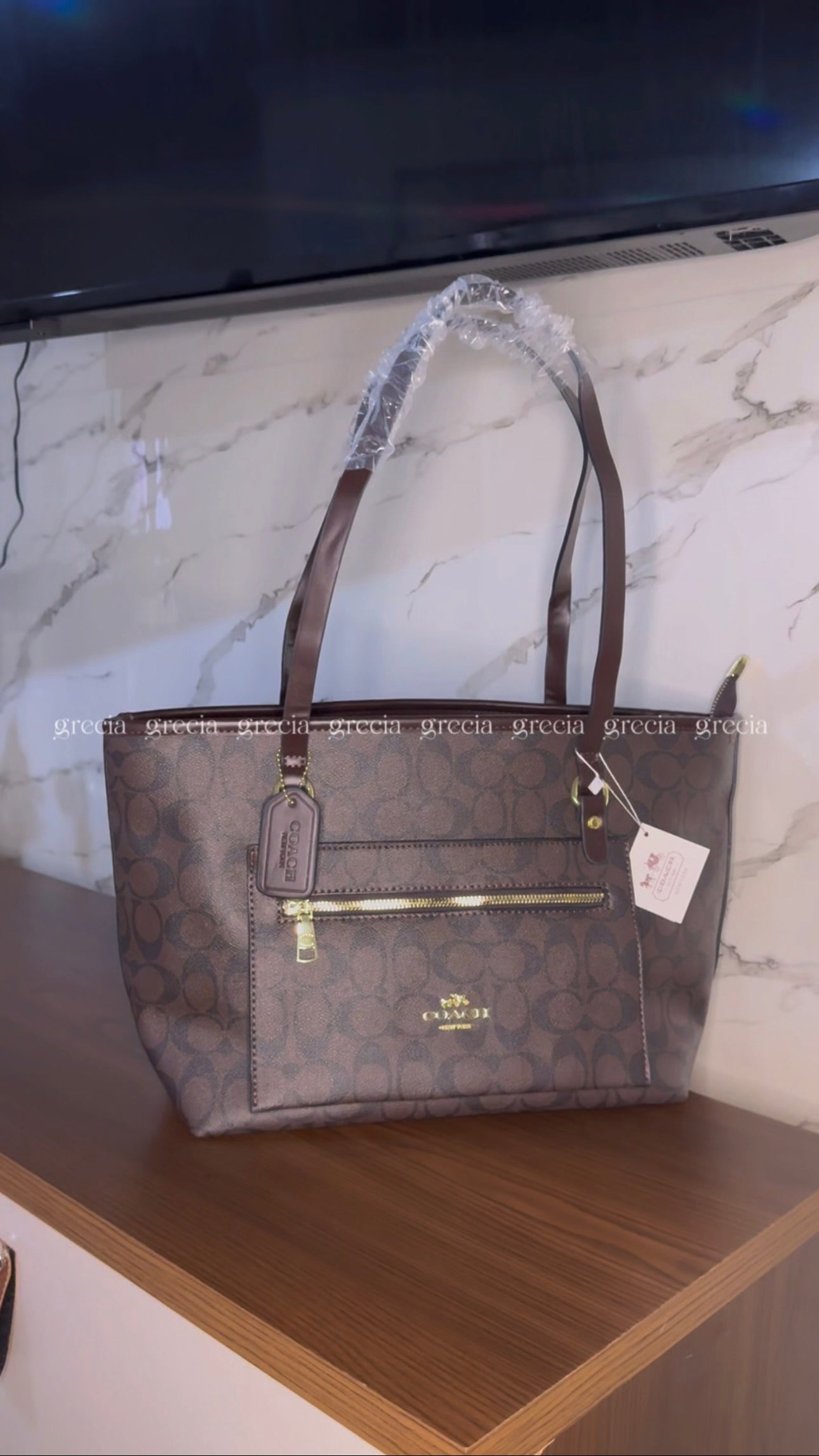 Coach chocolate XL