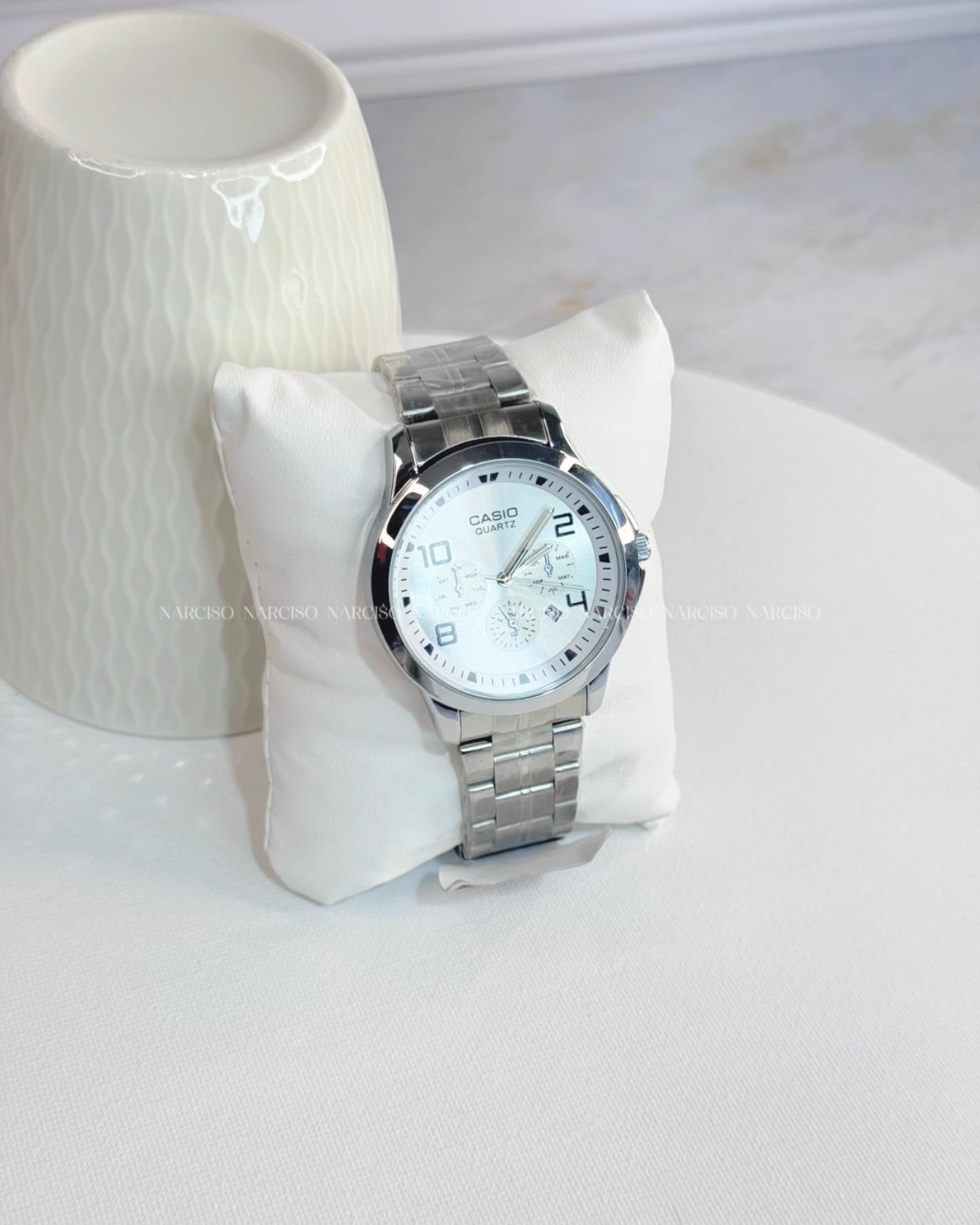 Casio plateado caballero