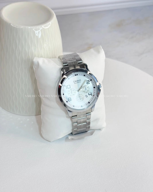 Casio plateado caballero