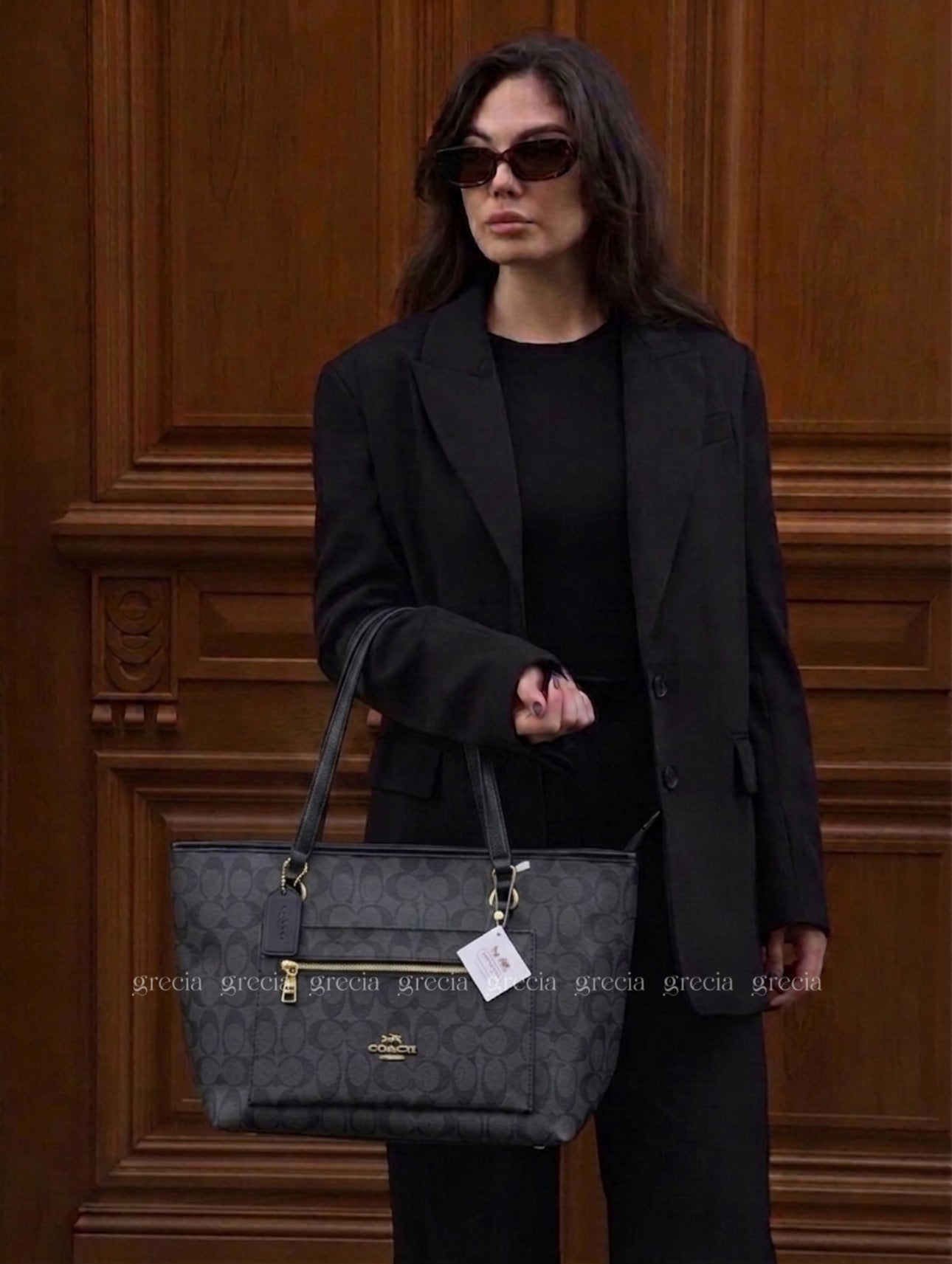 Coach XL negra