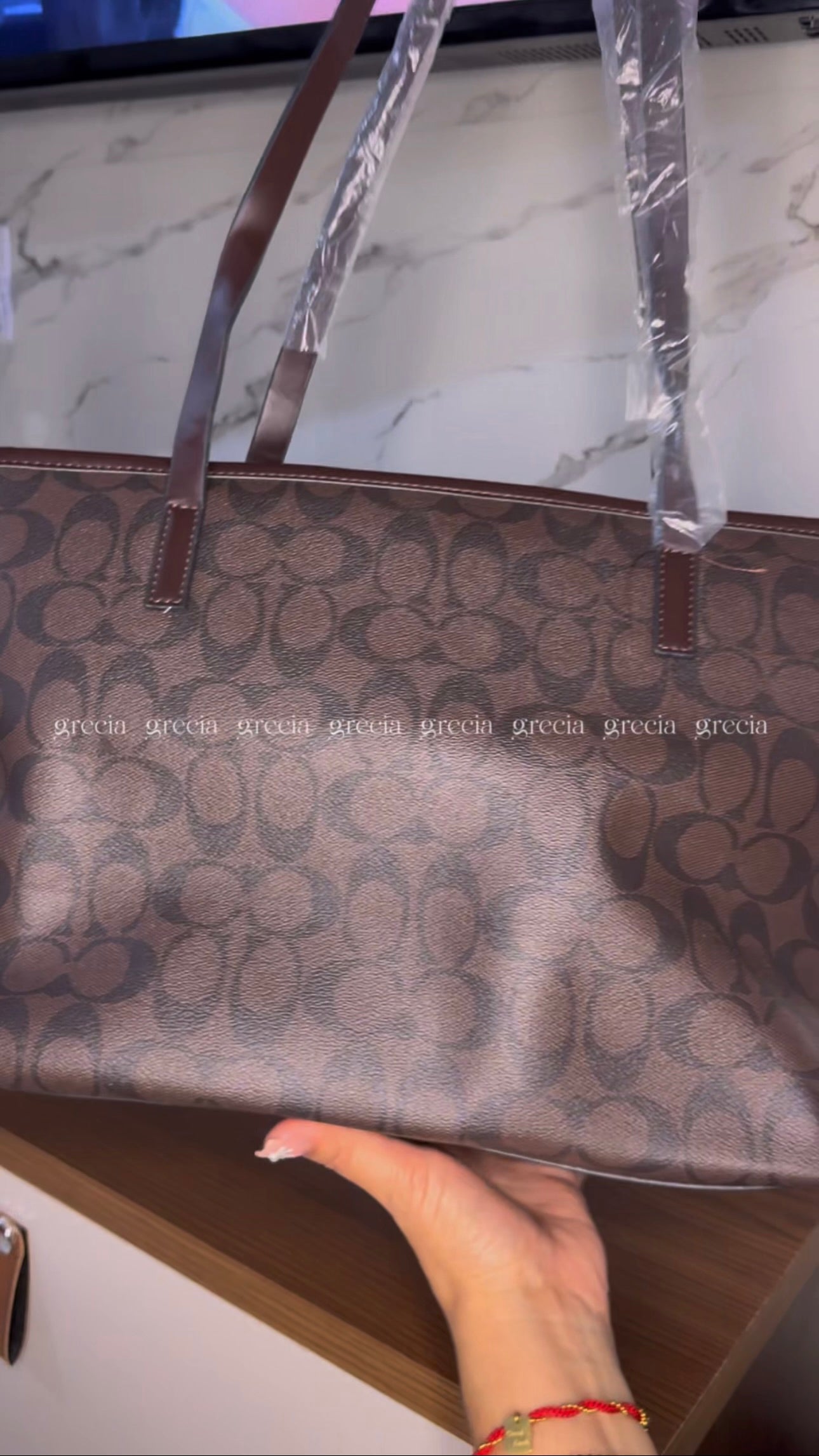 Coach chocolate XL