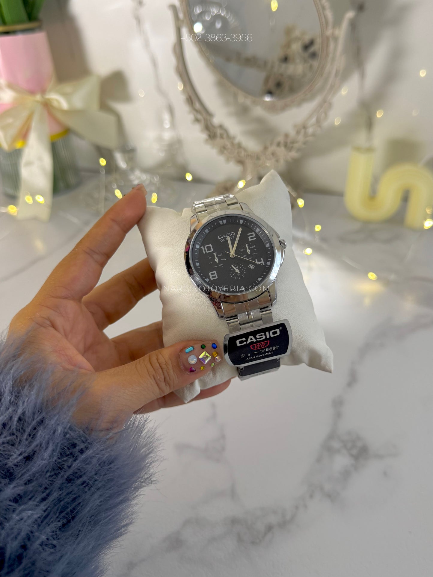 Casio plateado caballero