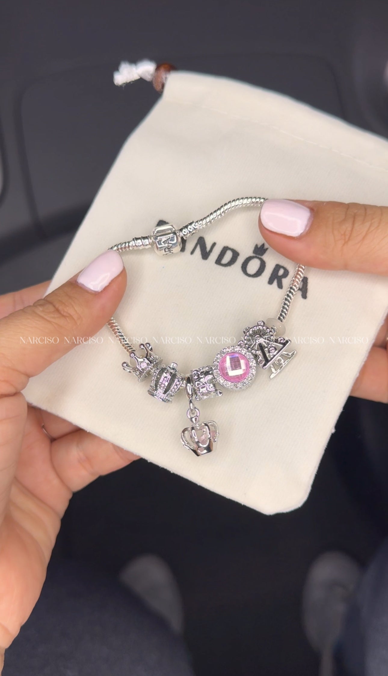 Pandora rosa princesa, feria y magia