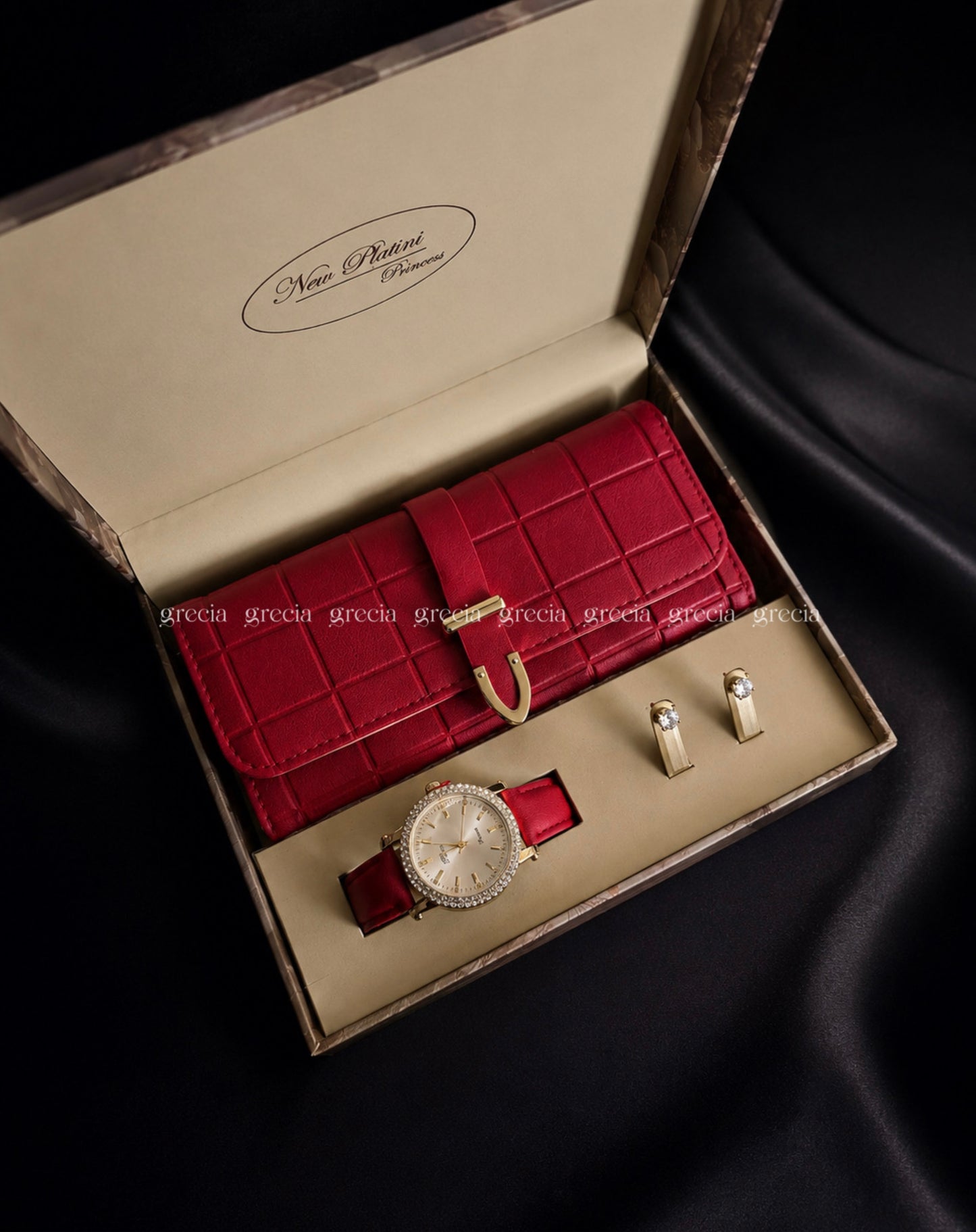 Set para dama en rojo