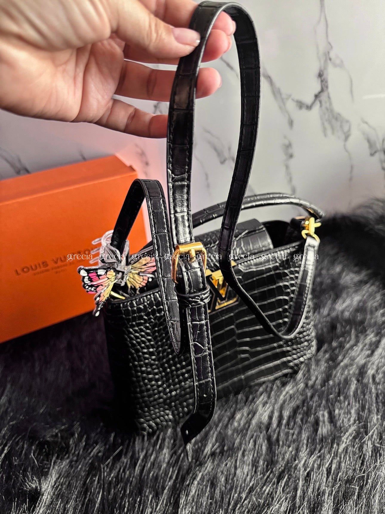 Louis Vuitton Croco negro