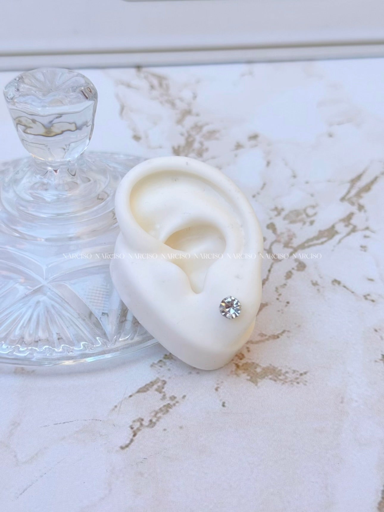 Set brillos plateado