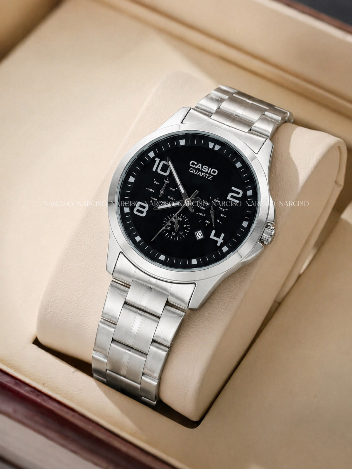 Casio plateado caballero