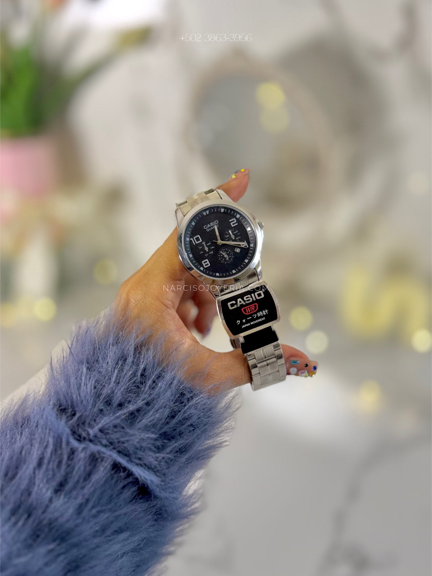 Casio plateado caballero